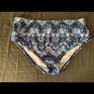 2 for $10🛍 NWOT Printed High Waisted Swim Bottoms